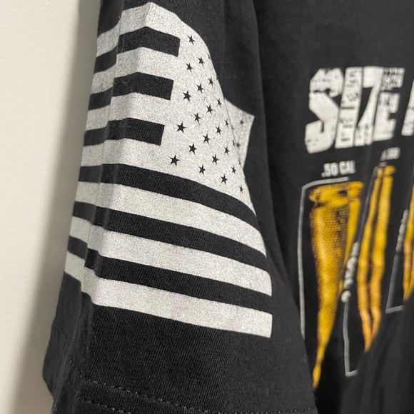 Grunt Style Size Matters Bullets Men’s Short Sleeve T-Shirt Size Medium - Picture 4 of 5